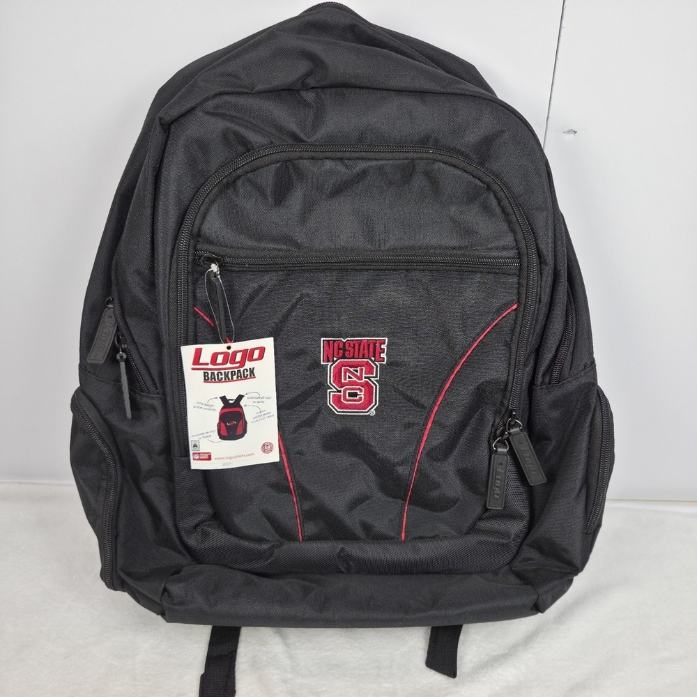 Logo NC State Wolfpack Utility Laptop Backpack New W Tags Travel Bag
